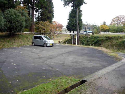 松尾山の駐車場